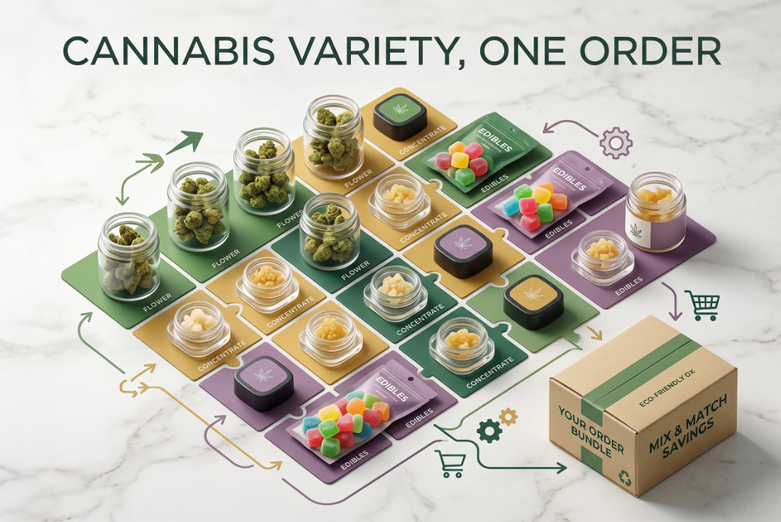 Everything about Mix & Match: The Smarter Way to Enjoy More Cannabis Variety in a Single Order