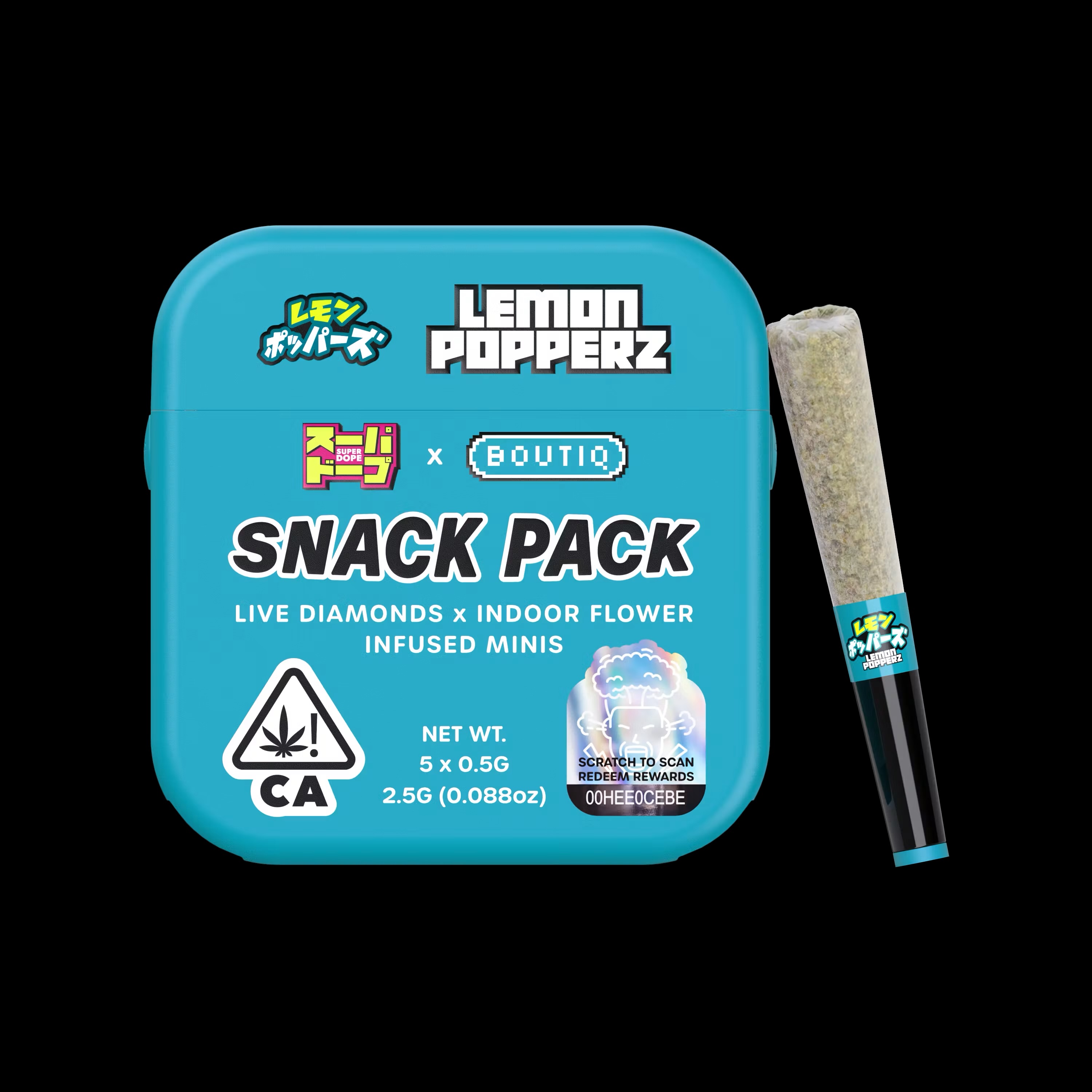 SuperDope x Boutiq Snack Pack 5 J's Per Pack x 0.5g each