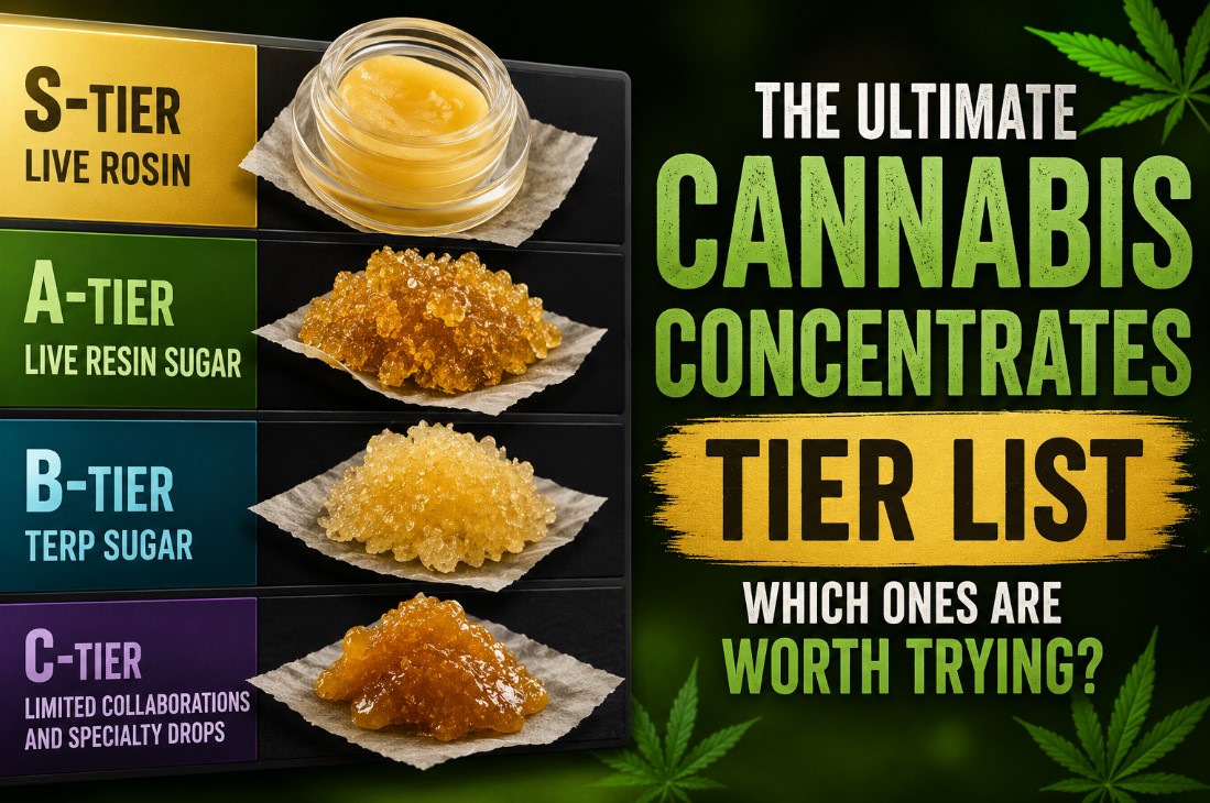The Ultimate Cannabis Concentrates Tier List: Which Ones Are Worth Trying?